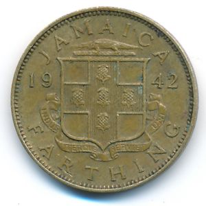 Ямайка, 1 фартинг (1942 г.)