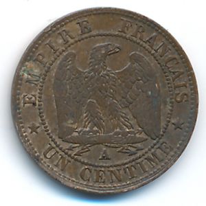 Франция, 1 сентим (1861 г.)