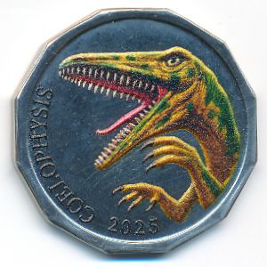 Остров Капити., 50 центов (2025 г.)