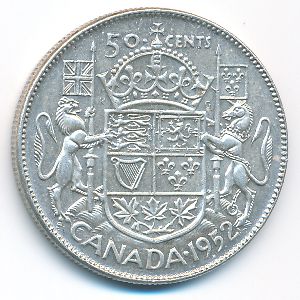 Канада, 50 центов (1952 г.)
