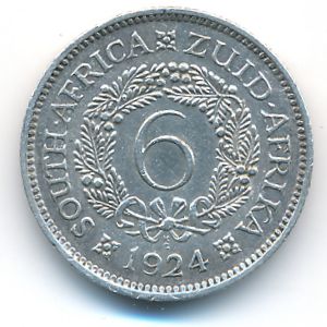 ЮАР, 6 пенсов (1924 г.)