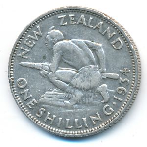 Новая Зеландия, 1 шиллинг (1934 г.)