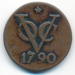 Нидерландская Индия, 1 дуит (1790 г.)