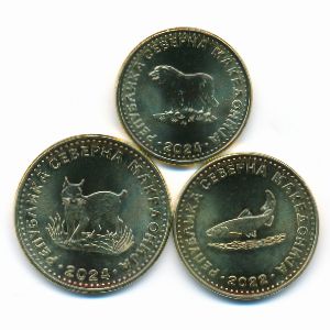 North Macedonia, Набор монет