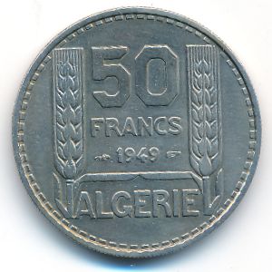 Алжир, 50 франков (1949 г.)