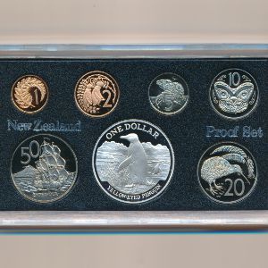 New Zealand, Набор монет, 1988