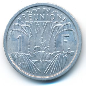 Реюньон, 1 франк (1964 г.)