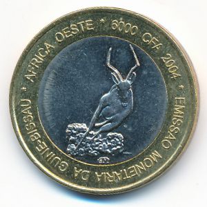 Гвинея-Бисау., 6000 франков КФА (2004 г.)