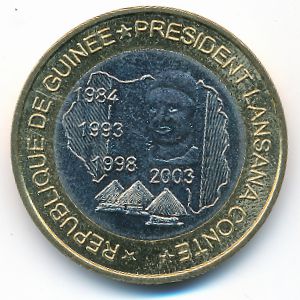 Guinea., 6000 francs CFA, 2003