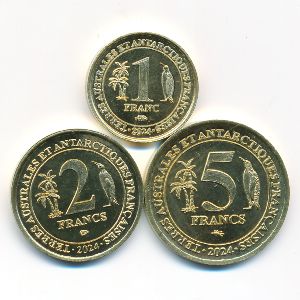 Bassas da india., Набор монет, 2024