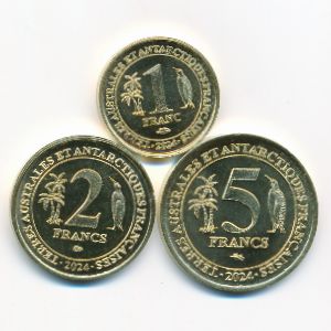 Остров Жуан-ди-Нова., Набор монет (2024 г.)