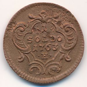 Гориция, 1 сольдо (1763 г.)