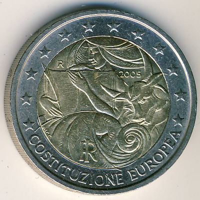 Италия, 2 евро (2005 г.)