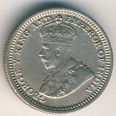 Hong Kong, 5 cents, 1935