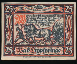 Нотгельды Германии, 25 пфеннигов (1921 г.)