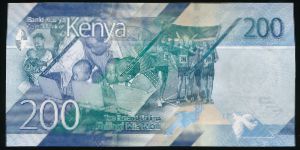Кения, 200 шиллингов (2019 г.)