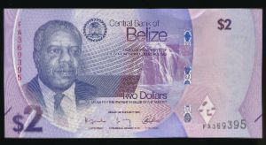 Белиз, 2 доллара (2025 г.)