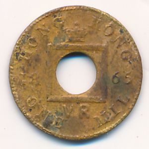 Гонконг, 1 мил (1865 г.)