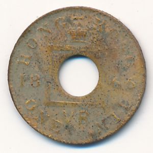 Гонконг, 1 мил (1866 г.)