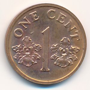 Singapore, 1 cent, 1994