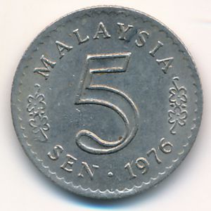 Малайзия, 5 сен (1976 г.)