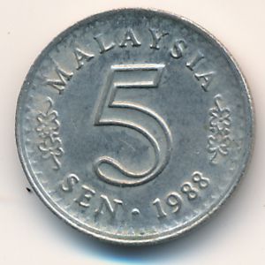 Малайзия, 5 сен (1988 г.)