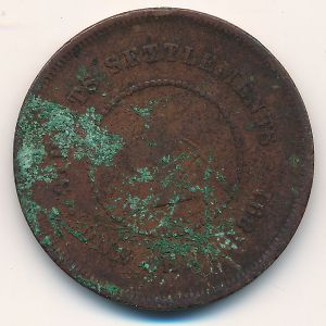 Стрейтс-Сетлментс, 1 цент (1891 г.)