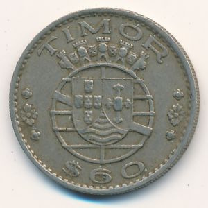 Тимор, 60 сентаво (1958 г.)