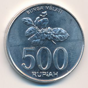 Indonesia, 500 rupiah, 2003