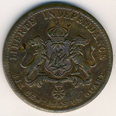 Гаити, 6 1/4 сентима (1850 г.)