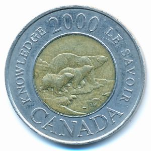 Канада, 2 доллара (2000 г.)