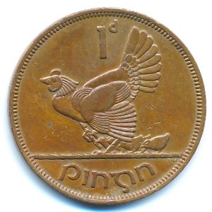 Ирландия, 1 пенни (1963 г.)