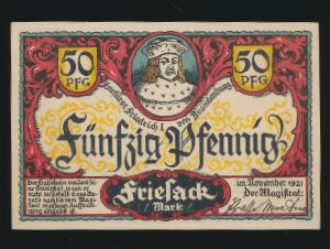 Нотгельды Германии, 50 пфеннигов (1921 г.)