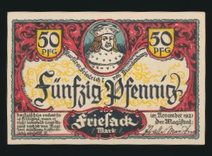 Нотгельды Германии, 50 пфеннигов (1921 г.)