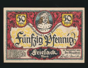 Нотгельды Германии, 50 пфеннигов (1921 г.)