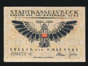 Нотгельды Германии, 50 пфеннигов (1921 г.)