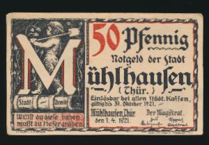 Нотгельды Германии, 50 пфеннигов (1921 г.)