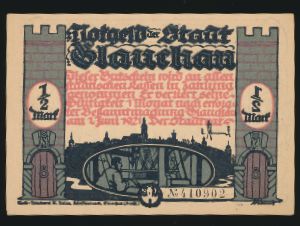 Нотгельды Германии, 1/2 марки (1921 г.)