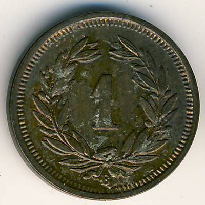 Швейцария, 1 раппен (1936 г.)