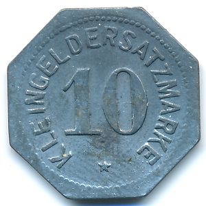 Майнц., 10 пфеннигов (1917 г.)