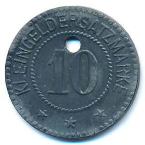 Мосбах., 10 пфеннигов (1918 г.)