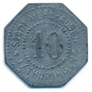 Мюльхаузен., 10 пфеннигов (1917 г.)