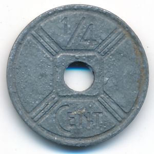 Французский Индокитай, 1/4 цента (1942 г.)