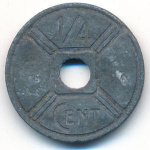 Французский Индокитай, 1/4 цента (1942 г.)