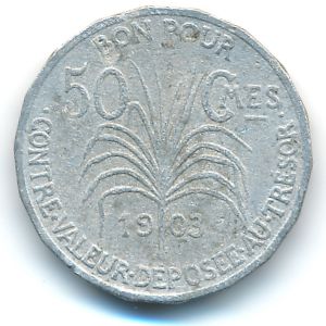 Гваделупа, 50 сентим (1903 г.)