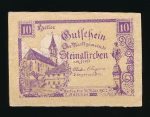 Нотгельды Австрии, 10 геллеров