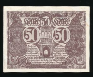 Нотгельды Австрии, 50 геллеров
