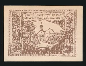 Нотгельды Австрии, 20 геллеров