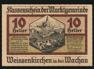 Нотгельды Австрии, 10 геллеров