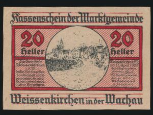 Нотгельды Австрии, 20 геллеров